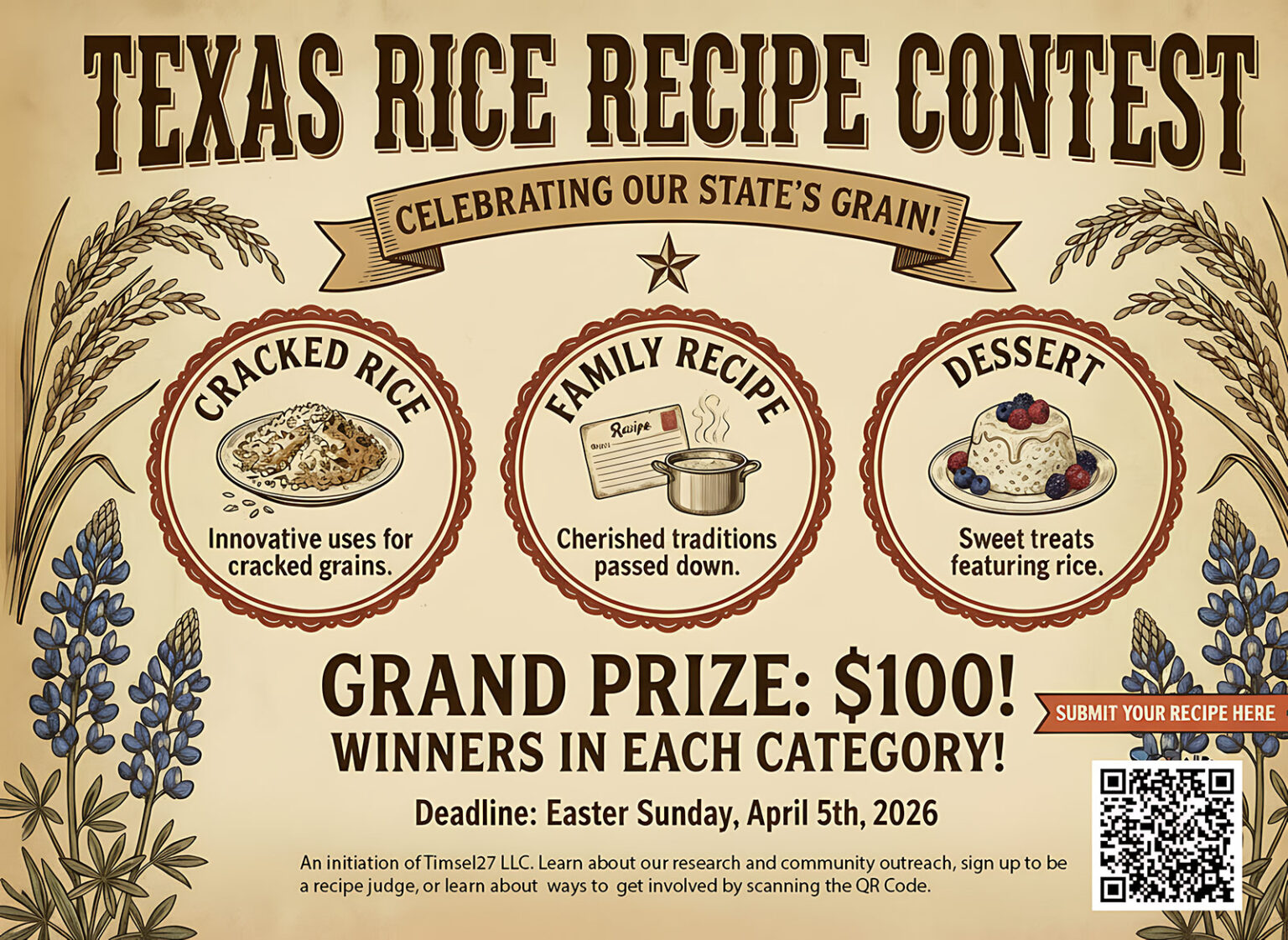 Texas Rice Recipe Contest - Timsel27